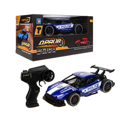 Машина на радиоуправлении Драйв Спорткар полицейская 1toy Т21642